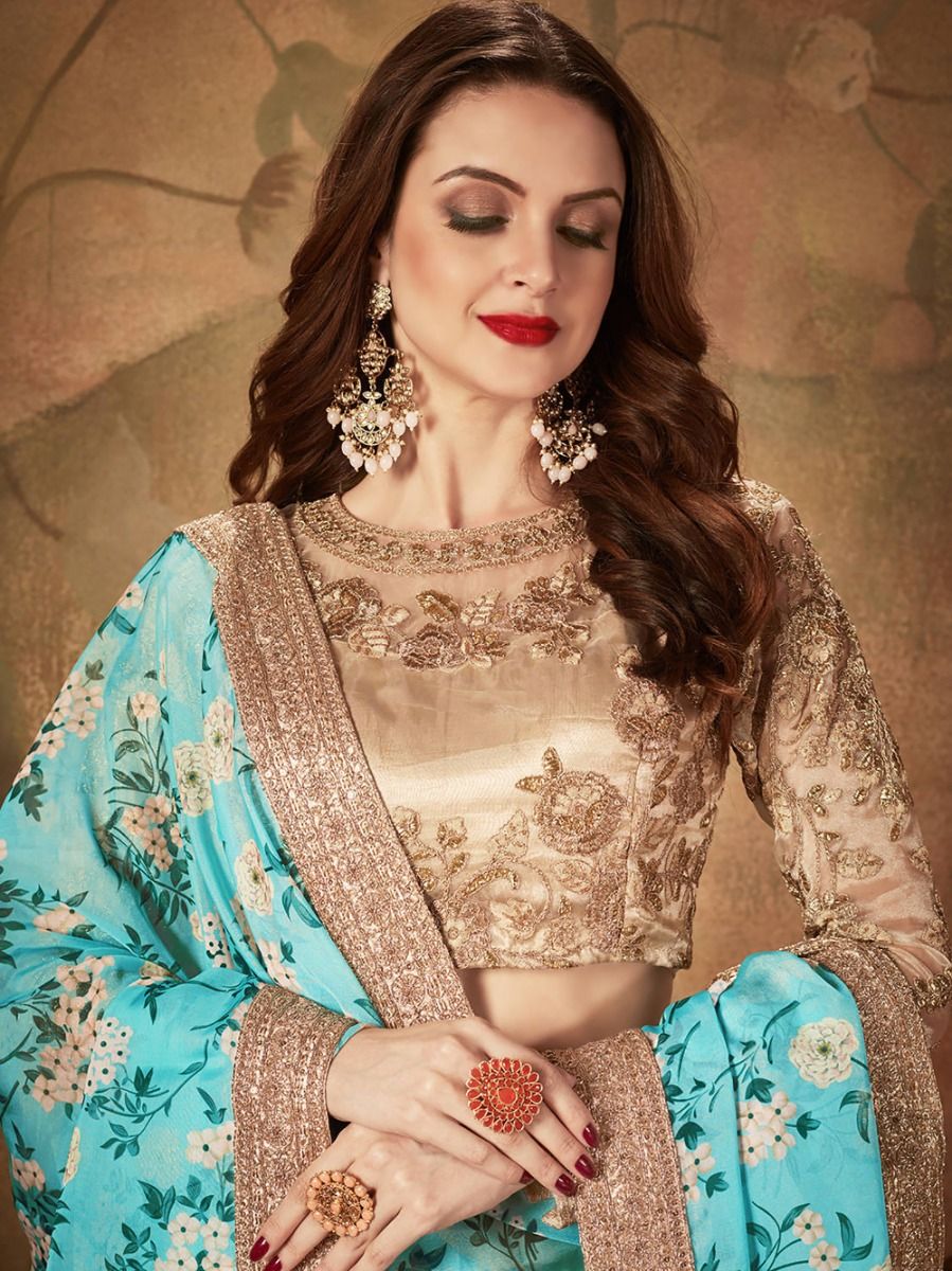 Pure Organza Fabric Wedding Function Wear Lehengas Choli With Silk Designer Dupatta