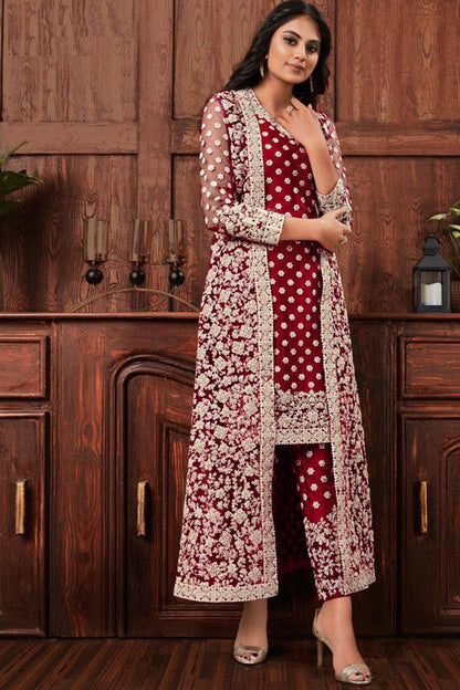 Eid Special Women's Wear Salwar Kameez Pant Suits Ready Made Pakistani Designer Sequences Work Party Wear Stylish Trouser Pant Dupatta Dress