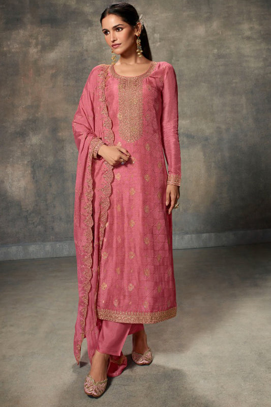 Indian Wedding Party Design Heavy Embroidery Work Salwar Kameez Pant Suits