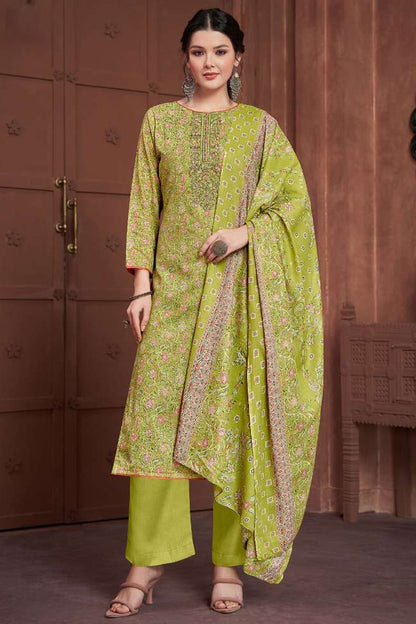 Wedding Wear Indian Party Wear Salwar Kameez Plazzo-Pant With Dupatta