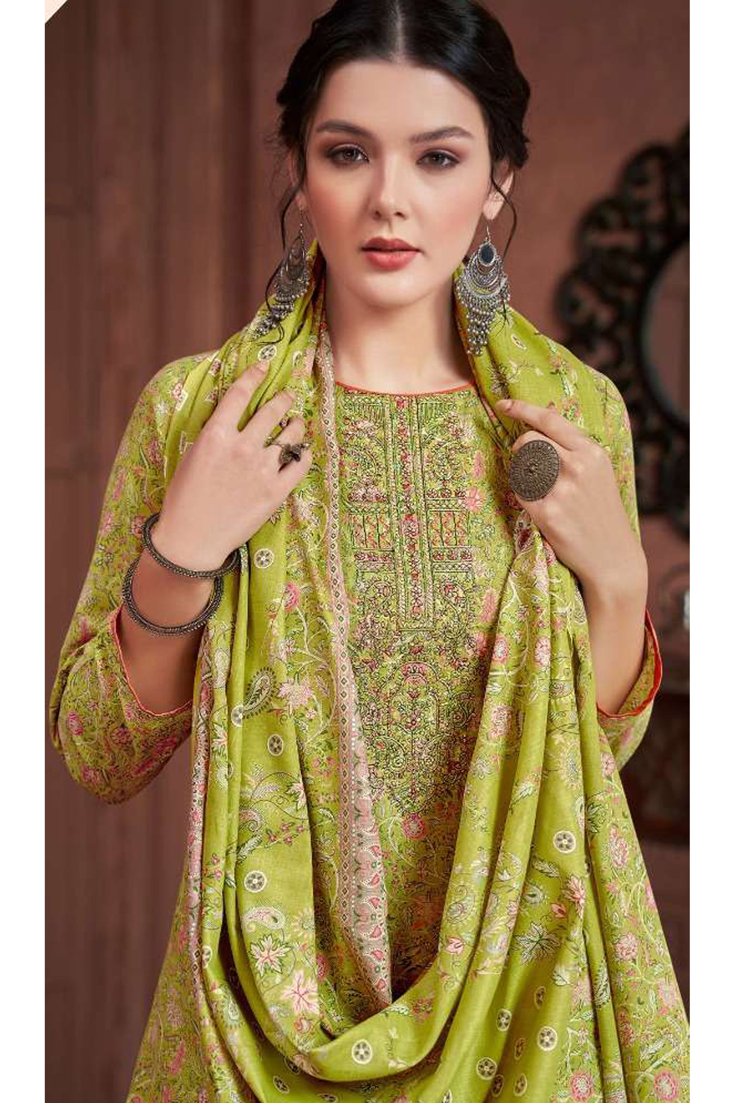 Wedding Wear Indian Party Wear Salwar Kameez Plazzo-Pant With Dupatta