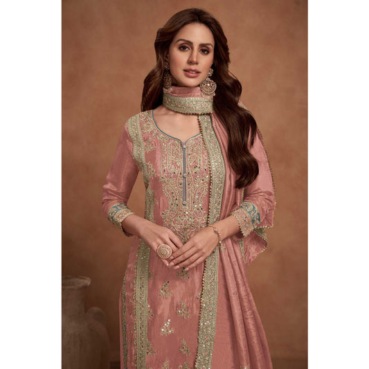 Beautiful Embroidery Worked Event Indian Pakistani Wedding Wear Salwar Kameez Sharara Plazzo Suits