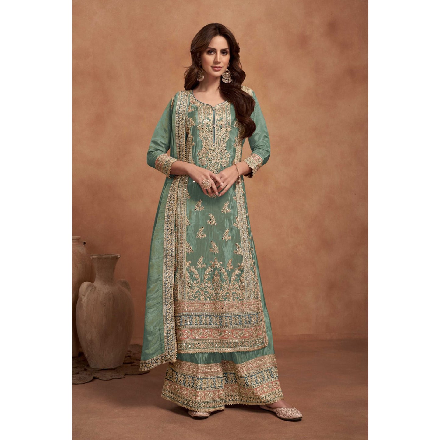 Wedding Function Wear Indian Pakistani Designer Salwar Kameez Plazzo Suits