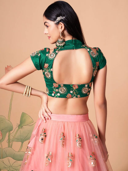 Indian Pakistani Designer Lehenga Choli Ready To Wear Embroidery Work Skirt