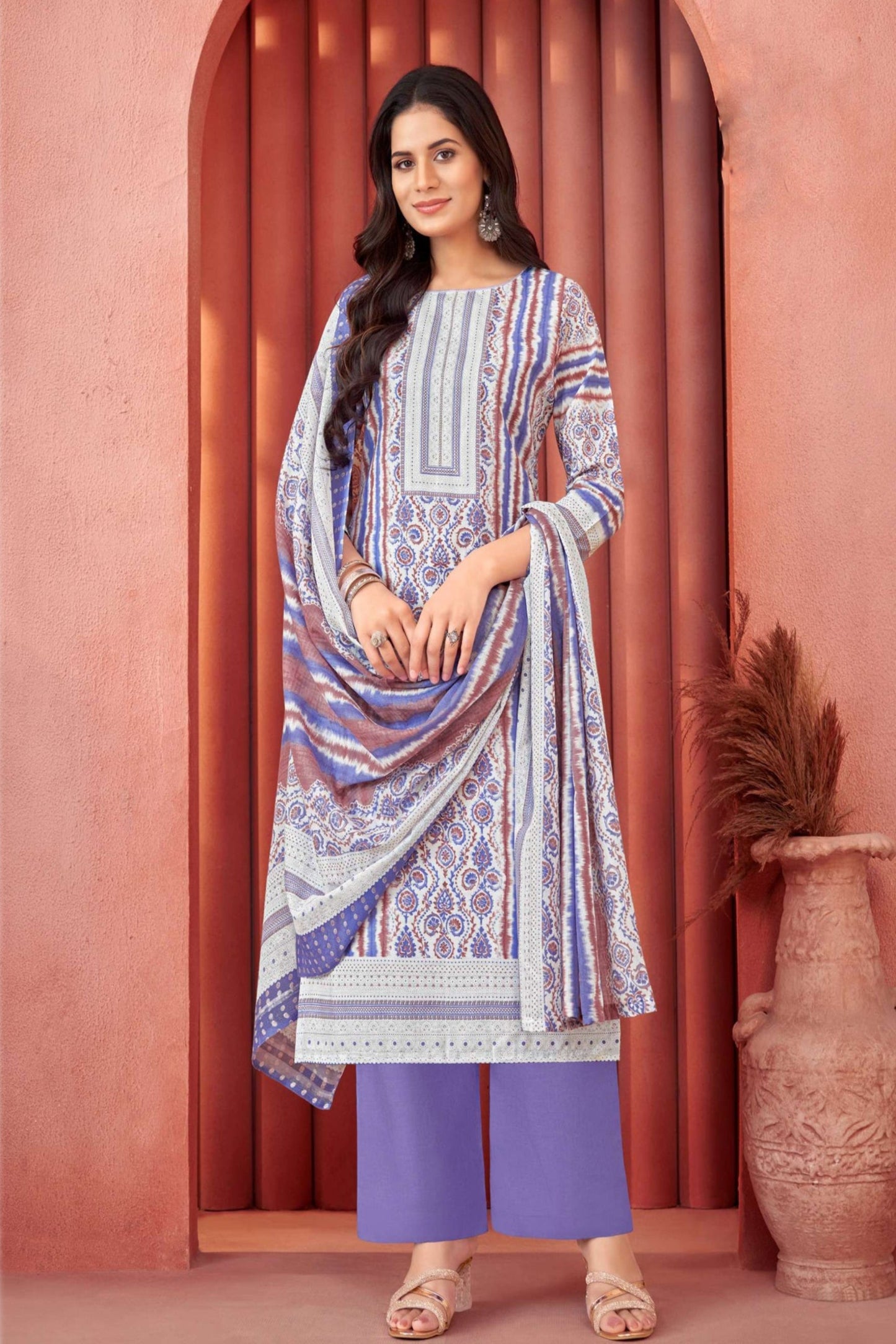 Ramdan Eid Special Pure Cotton Solid Salwar Kameez Plazzo Pant Suits