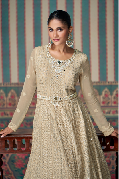 Exclusive Designer Anarkali Gown For Weddings And Reception Functions