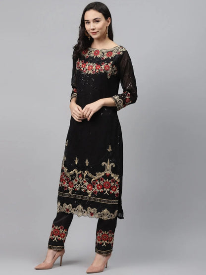 Indian Pakistani Designer Eid Ramadan Wear Salwar Kameez Trouser Pant Suits