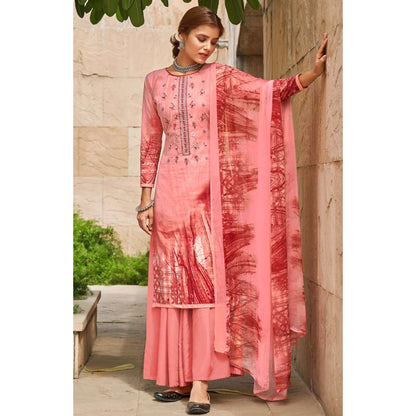 Summer Wear Women's Cotton Salwar Kameez Plazzo Dress