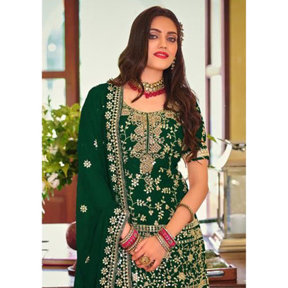 Wedding Wear Heavy Indian Pakistani Designer Salwar Kameez Sharara Plazzo Suits