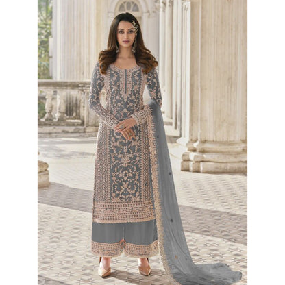 Heavy Embroidery Worked Salwar Kameez Plazzo Suits