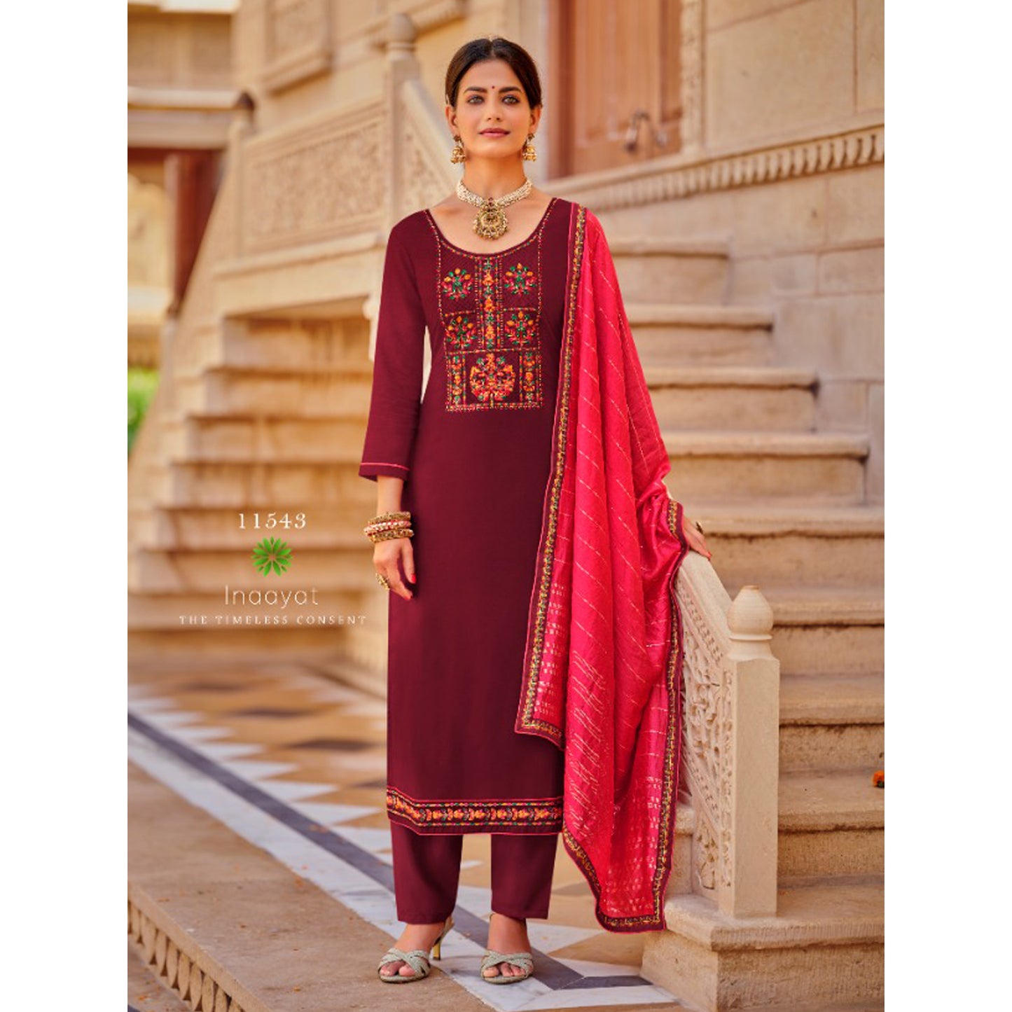 Women's Silk Salwar Kameez Pant Suits