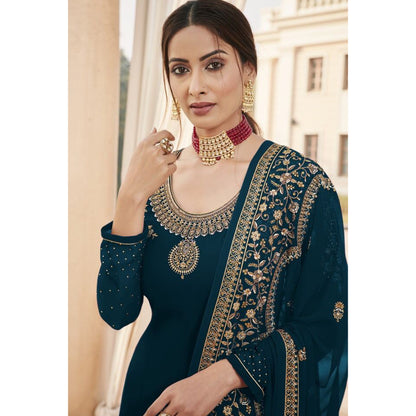 Indian Designer Event Party Wear Readymade Churidar Salwar Kameez  Suits