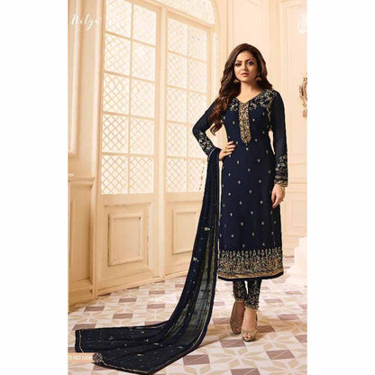 Plus Size Women's Wear Cotton Casual Wear Shalwar Kameez Dupatta Dress Ready Made Printed Worked Pakistani Indian Salwar Kameez Plazzo Suits