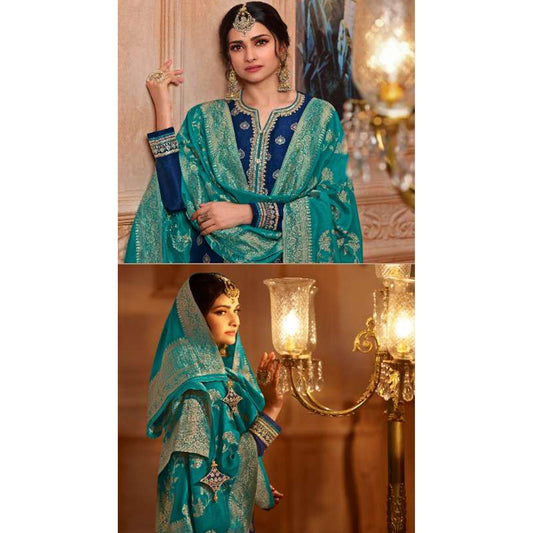 Indian Style Wedding Wear Women's Salwar Kameez Pant Suits