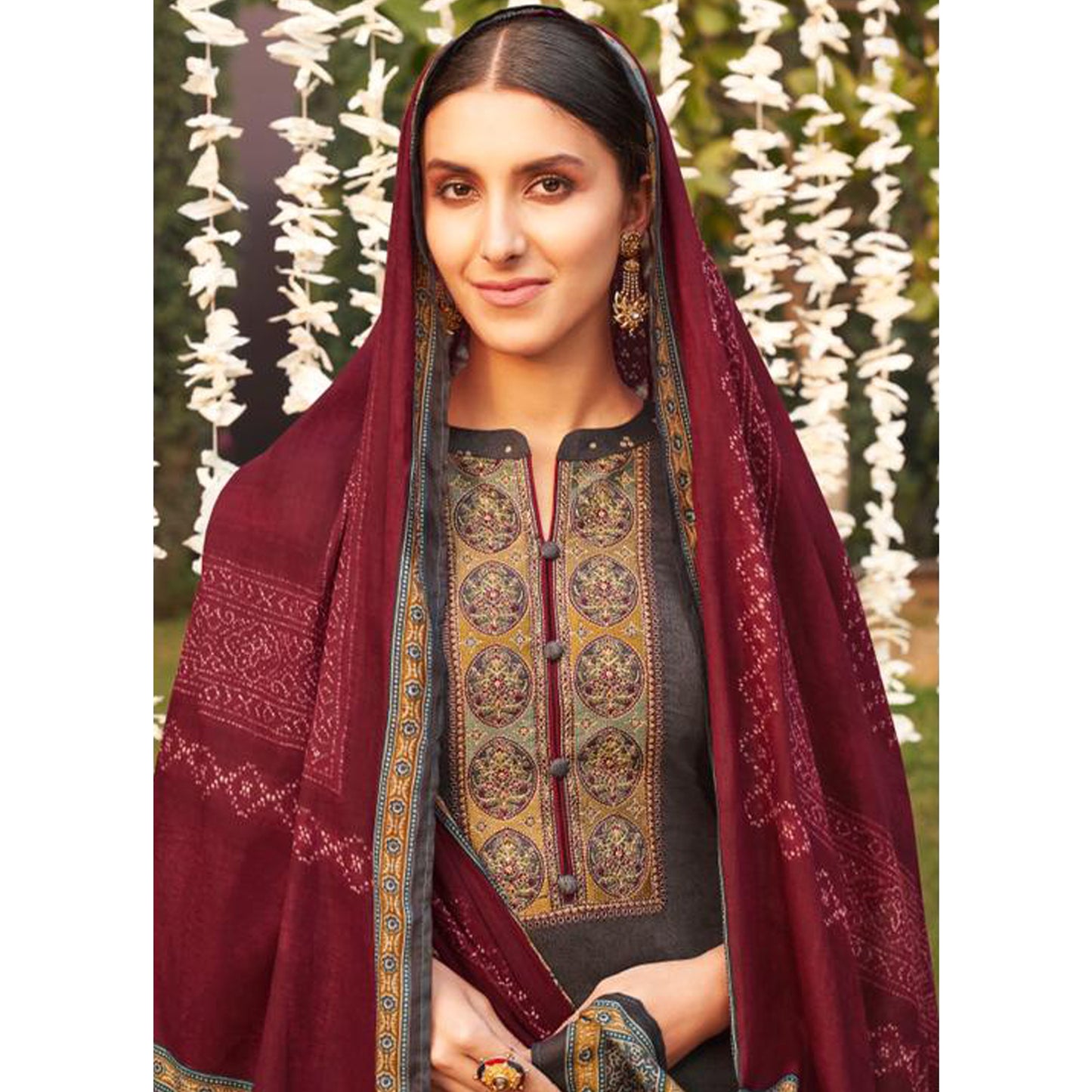 Rajasthani Jaipuri Royal Wedding Style Salwar Kameez with Bandhani Dupatta Suits
