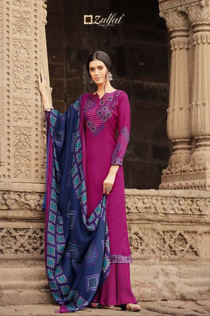 Indian Causal Wear Stylish Salwar Kameez Plazzo Suits