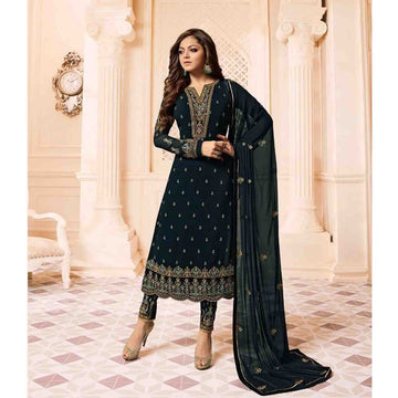 Plus Size Women's Wear Cotton Casual Wear Shalwar Kameez Dupatta Dress Ready Made Printed Worked Pakistani Indian Salwar Kameez Plazzo Suits