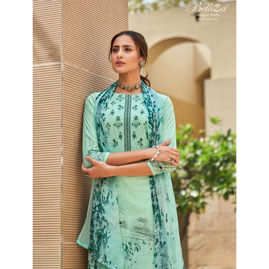 Summer Wear Women's Cotton Salwar Kameez Plazzo Dress