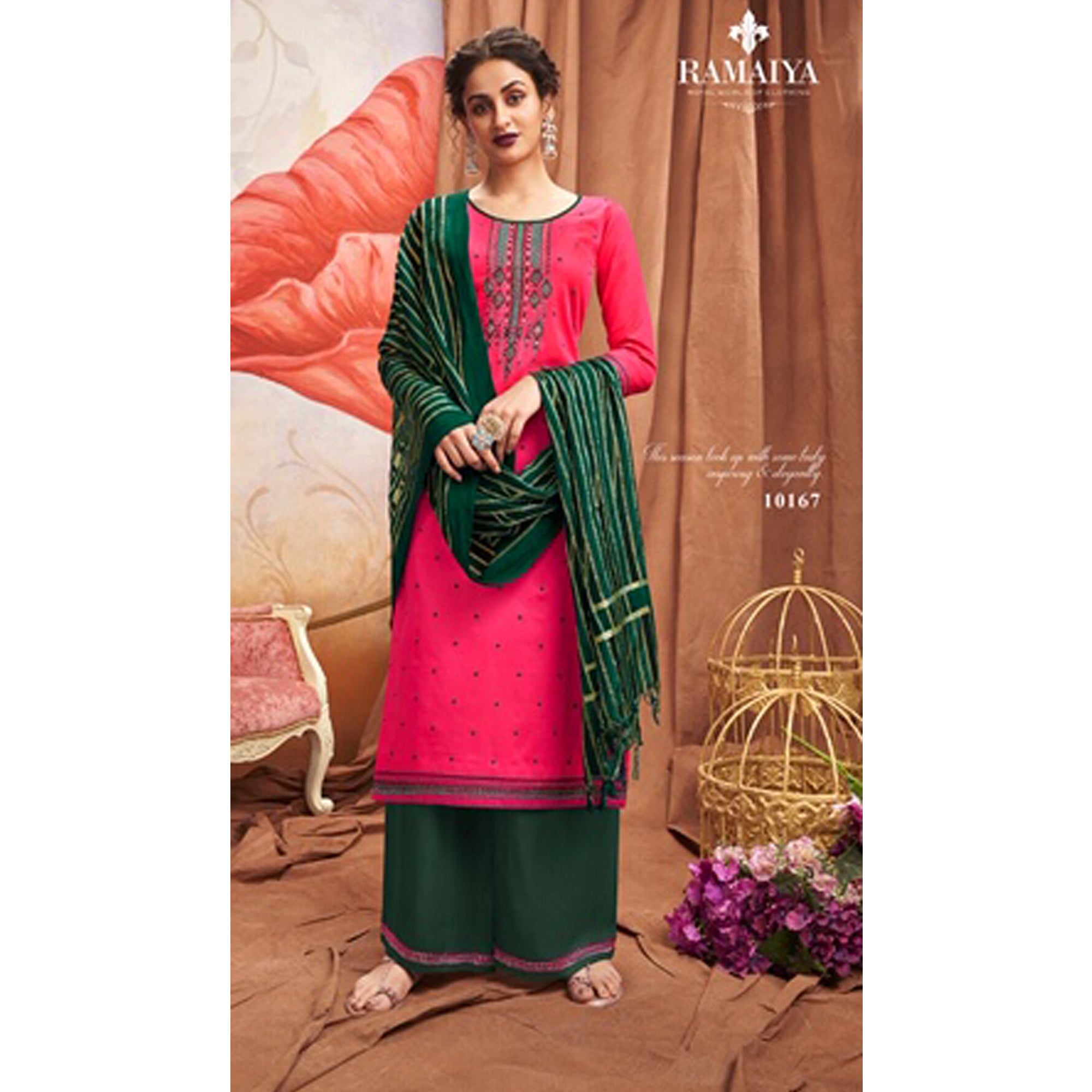 Indian Traditional Casual Wear Women's Stylish Salwar Kameez Suits