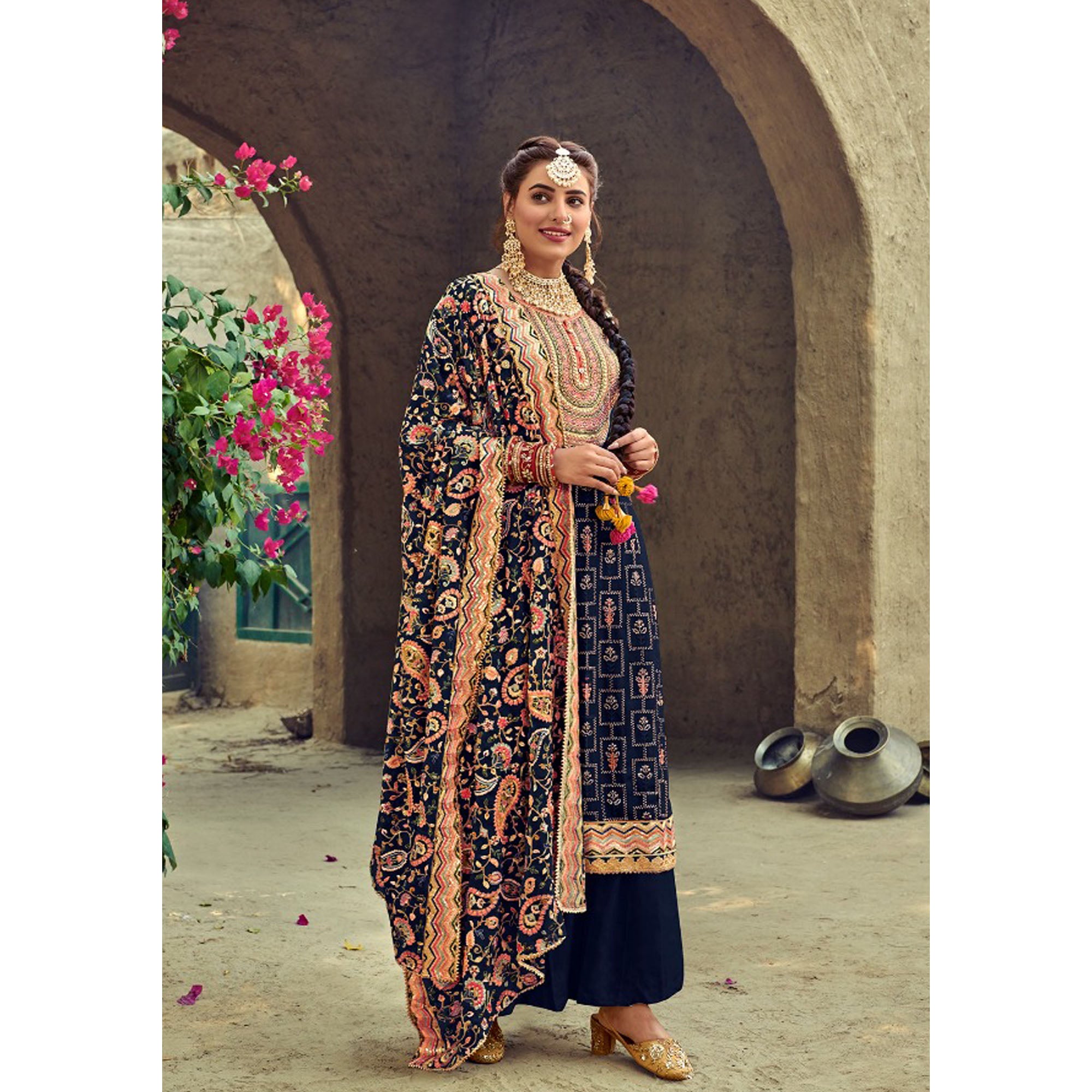 Wedding Function Wear Indian Pakistani Designer Salwar Kameez Plazzo Suits