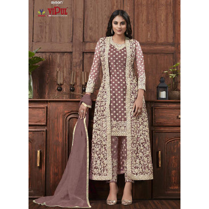 Indian & Pakistani Wedding Wear Embroidered Salwar Kameez Shrug Suits