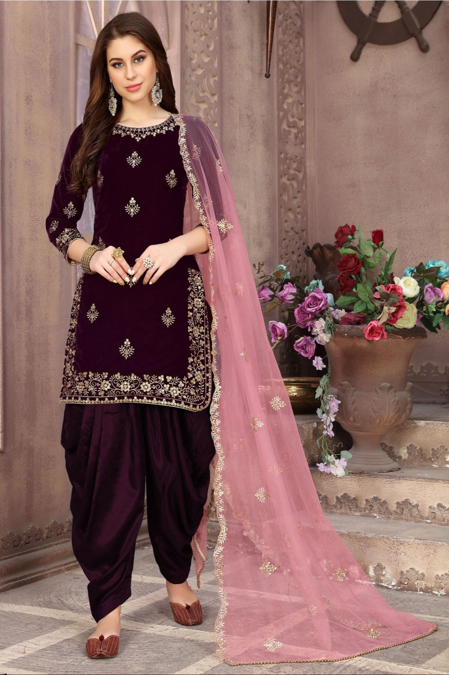 Traditional Wear Indian Style Punjabi Patiyala Suits