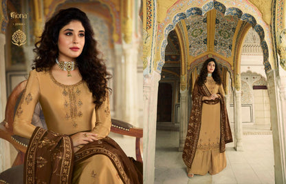 Ramzan Eid Special Ready To Wear Salwar Kameez Palazzo Suits With Georgette Dupatta