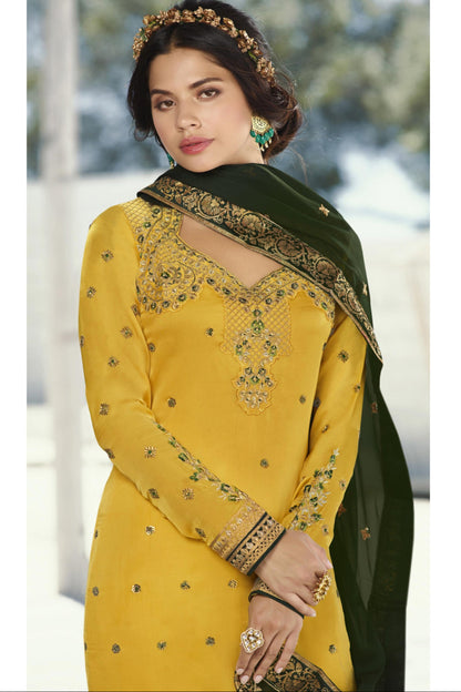 Ethnic stitched suits for women with fast USA shipping
