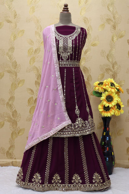 Heavy Embroidery Worked Salwar Kameez Plazzo Suits