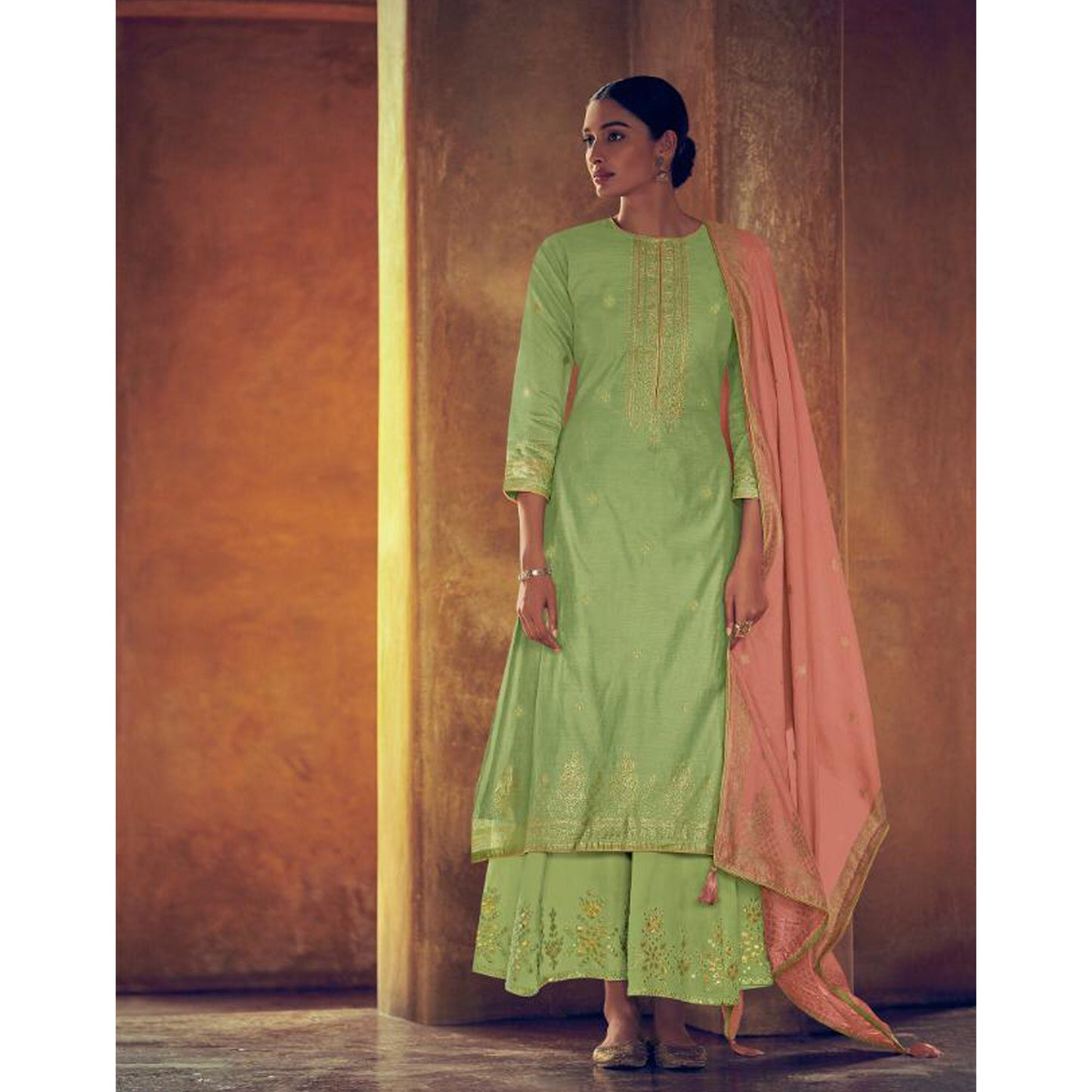 Indian Pakistani Eid Special Designer Sharara Palazzo Suits