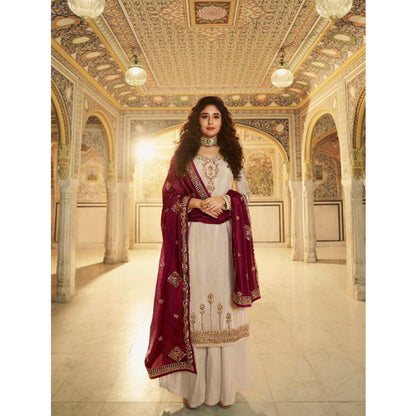 Ramzan Eid Special Ready To Wear Salwar Kameez Palazzo Suits With Georgette Dupatta